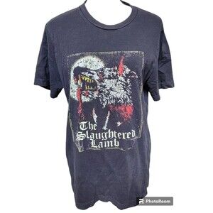 The Slaughtered Lamb T-Shirt Size Medium Black Werewolf